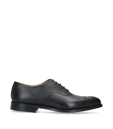 Saffiano leather Oxford shoes 